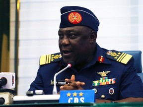 Nigeria's defence chief Marshal Alex Badeh says the government has reached a deal with Boko Haram for a ceasefire and the release of abducted girls. (Reuters)