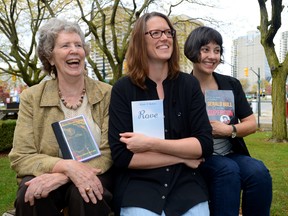 London poets Penn Kemp, left, Laurie D. Graham, middle, and graphic novelist Diana Tamblyn, right, will be featured at the Words Literary and Creative Arts Festival in London, Ontario. MORRIS LAMONT / THE LONDON FREE PRESS / QMI AGENCY