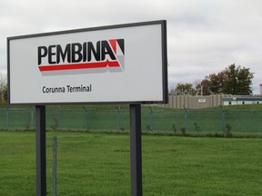 Pembina Pipeline Corporation in Corunna (PAUL MORDEN, Observer file photo)