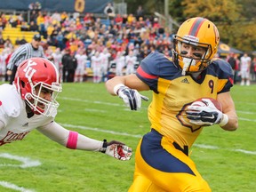 Queen's Golden Gaels won 57-10 over the York Lions in the 2014 Homecoming game. Julia McKay The Kingston Whig-Standard/QMI Agency