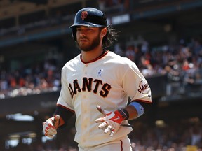 San Francisco Giants shortstop Brandon Crawford. (BOB STANTON/USA TODAY Sports)