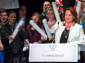 Nepean-Carleton MPP Lisa MacLeod kicked off her campaign for the leadership of the Ontario Progessive Conservatives Sunday, Oct. 19, 2014 in Ottawa. The Ontario Conservatives choose a new leader to replace Tim Hudak in May 2015.
DANI-ELLE DUBE/Ottawa Sun