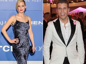 Jennifer Lawrence and Perez Hilton (WENN.COM)