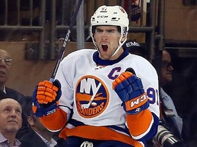 GTA native John Tavares leads the Islanders with nine points through five games. (AFP/PHOTO)