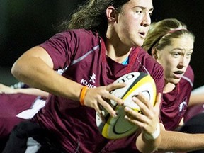 Belleville's CIndy Nelles is the OUA Female Athlete of the Week for the second time this season. (McMaster University Athletics photo)