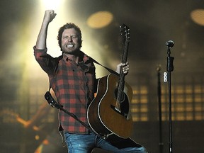 Country star Dierks Bentley hit the stage in Calgary on Monday Oct. 20, 2014.
Stuart Dryden/Calgary Sun/QMI Agency