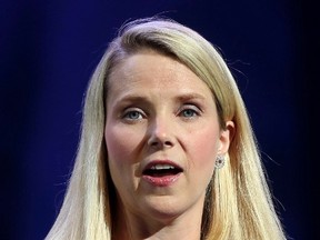Yahoo CEO Marissa Mayer speaks during her keynote address at the annual Consumer Electronics Show (CES) in Las Vegas, Nevada Jan. 7, 2014. REUTERS/Robert Galbraith