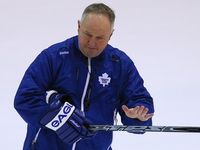 Coach Randy Carlyle says the Maple Leafs power play had the opportunity to be the difference in the past couple of games, but "has come up dry." (Dave Abel/Toronto Sun)