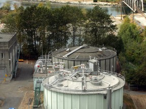 Sewage treatment facility along the North Shore between the Lions Gate Bridge and the Capilano River in Vancouver taken August 29, 2006.  (ROB KRUYT QMI AGENCY)