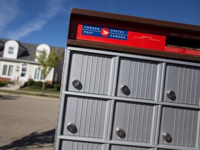 A Canada Post community mailbox. (Ian Kucerak/Postmedia Network files)