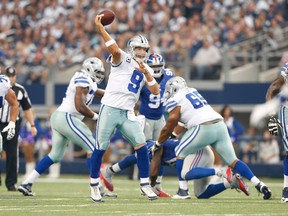 Tony Romo and the Dallas Cowboys rise to No. 2 in our power rankings. (USA TODAY SPORTS)