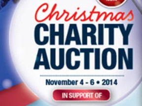 The ATCO Edmonton Sun Christmas Charity Auction runs Nov. 4 - 6, 2014.