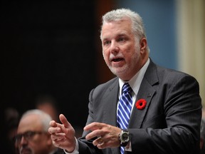 Quebec premier Philippe Couillard. (SIMON CLARK/QMI Agcncy)
