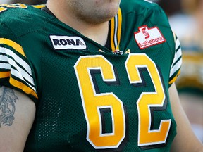 Former Edmonton Eskimos offensive lineman Dylan Steenbergen in June 30, 2012. (EDMONTON SUN FILE)