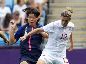 Christine Sinclair says the Japanese team can't be physically intimidated. (Reuters)