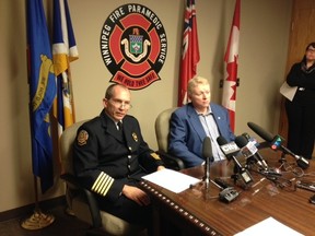 Winnipeg Fire Paramedic Service officials say first responders are ready to deal with Ebola. (WINNIPEG SUN PHOTO)