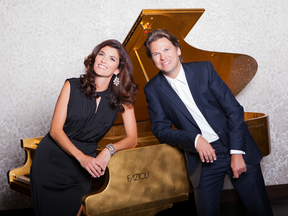 Marcel and Elizabeth Bergmann are dual pianists coming to Spruce Grove’s Horizon Stage on Nov. 7. - Photo Supplied
