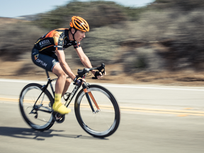 Ryan Anderson, originally from Spruce Grove, is a pro cyclist with Optum cycling team. Anderson placed second in the final stage, fifth overall and was a two-time Best Canadian jersey winner during the 2014 Tour of Alberta. - Photo courtesy Sam Weibe