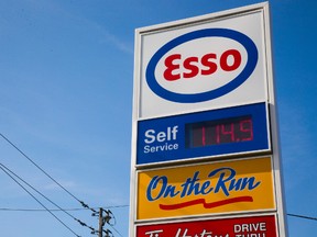 Low gas prices in London on Friday. Mike Hensen/The London Free Press/QMI Agency