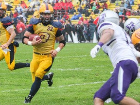 The Queen's Golden Gaels end a losing season in Ottawa Saturday when they face the Carleton Ravens. (Whig-Standard file photo)