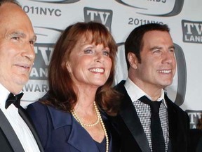 Marcia Strassman appears with Gabe Kaplan and John Travolta at the "TV Land Awards 2011" in New York City April 10, 2011.  REUTERS/Jessica Rinaldi, file