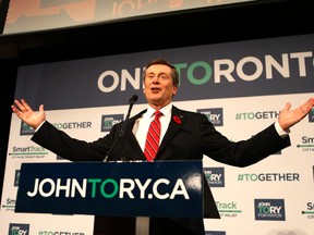 John Tory, the new Mayor of Toronto on Monday, October 27, 2014. (CRAIG ROBERTSON/Toronto Sun)