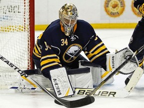 Buffalo Sabres goalie Michal Neuvirth. (KEVIN HOFFMAN/USA TODAY Sports files)