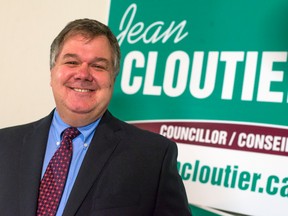 Jean Cloutier is the official replacement for Peter Hume as councillor for the Alta Vista Ward. He celebrates at his headquarters in Trainyards with supporters.​ DANI-ELLE DUBE/OTTAWA SUN