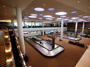The arrivals area of the Winnipeg James Armstrong Richardson International Airport. (Tom Braid/QMI Agency file photo)