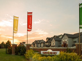 Spruce grove’s Greenbury development emphasizes eco-friendly building features.