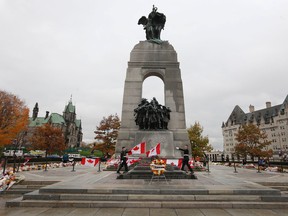 The Royal Canadian Regiment at the National War Monument  in Ottawa Tuesday Oct 28,  2014.  Tony Caldwell/Ottawa Sun/QMI Agency