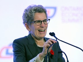 Premier Kathleen Wynne at the Ontario Economic Summit in Niagara-on-the-Lake Friday October 24, 2014. (Mike DiBattista/QMI Agency)