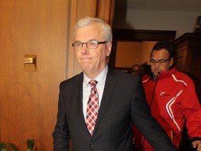 Manitoba Premier Greg Selinger announced that he will not be stepping down on Tuesday, Oct. 28, 2014.