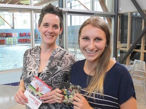 Denita Arthurs, left, and Jenny Ashbury are among the organizers of a sports summit in Kingston next month at the Ambassador that may change the way sports are delivered to children in the future. (Michael Lea/The Whig-Standard)