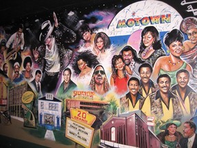 A Motown mural at Bert's Market Place Jazz Club. (Jim Fox/Special to QMI Agency)