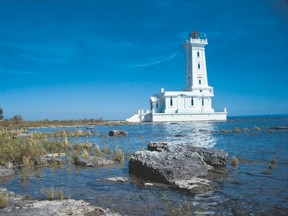 The Point Abino lighthouse is easily the most elegant on the Ontario shores of the Great Lakes. PHOTO COURTESY RON BROWN/FIREFLY BOOKS