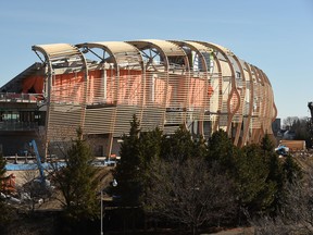 Hamilton-area company Spring Valley Classic Custom Corp. says it's still owed $3.4 million for the work they did on the Lansdowne Park veil. CITY OF OTTAWA IMAGE