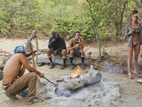Wes Nale, Jeremy Collins, Reed Kelly and Julie McGee during the sixth episode of Survivor 29, Wednesday, Oct. 29 (8:00-9:30 PM, ET/PT) on the CBS Television Network. Photo: Monty Brinton/CBS