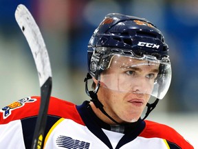 Connor McDavid in action for the Erie Otters vs. the Mississauga Steelheads in Oakville, Ont. on September 14, 2014. (Craig Robertson/Toronto Sun/QMI Agency)