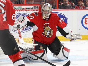 Andrew Hammond is up from Binghamton to fill in for Robin Lehner while Lehner's wife gives birth. (Ottawa Sun Files)