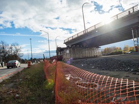 The old overpass located on the Vanier Pkwy. near Hwy. 417. It was replaced with a new overpass earlier in October. ​DANI-ELLE DUBE/OTTAWA SUN