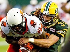 The Edmonton Eskimos and B.C. Lions will meet Saturday with a home post-season date for the Esks on the line. (Edmonton Sun file)