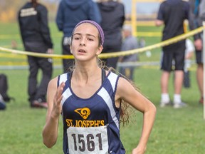St. Joseph's cross country runner Jocelyn Delgado heads into OFSAA as a WOSSAA midget girls gold medalist. (Contributed photo)