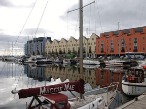 Brightly painted old buildings line the harbour of Galway City. Barbara Taylor/QMI Agency