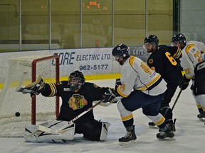 The Fort Saskatchewan Chiefs turned away the Stony Plain Eagles on the way to a 5-1 win. - Mitch Goldenberg, Reporter/Examiner
