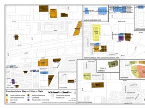 During their Oct. 27 meeting, Town council received for information a report on the condominium developments within town limits. There are 43 condominium developments in Stony Plain including 15 with industrial/commercial units, two with both residential and commercial, and the remaining 26 have a combined 1,370 residential units. - Image Supplied