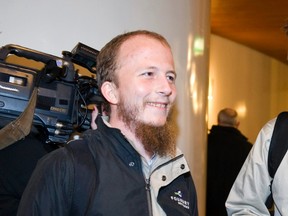 Gottfrid Svartholm Warg, the co-founder of The Pirate Bay, is pictured in Stockholm, Feb. 16, 2009. REUTERS/Bertil Ericson/Scanpix Sweden