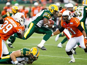 The Eskimos are looking for nothing less than a win Saturday against the B.C. Lions. (Edmonton Sun)