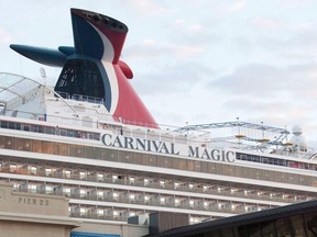 The Carnival cruise ship Carnival Magic. REUTERS/Daniel Kramer