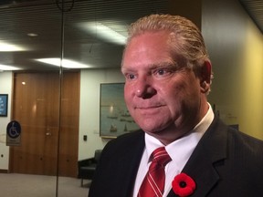 Councillor Doug Ford is pictured at City Hall on Nov. 3. (DON PEAT, Toronto Sun)